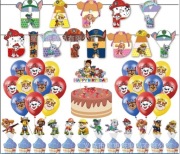 Zestaw urodzinowy Psi Patrol- 44 pozycji w zestawie.