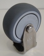 Zestaw kołowy stały Ø80 - Blickle INOX