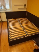 Łóżko tapicerowane 160x200 czarne