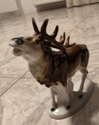 Figurka porcelanowa łoś  antyk od Grafenthal  duża 