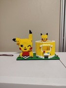 Figurka z klocków przybornik Pikachu Pichu pokemon