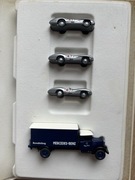 4 samochody 1:87 H0 kolekcja 100 Jahre Motorsport Mercedes Benz