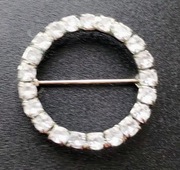 LICYTACJA BROSZKA Kamienie naturalne 21 SZLIF DIAMENTU-BRYLANTU Srebrna 