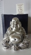 Figurka posrebrzana budda prezent