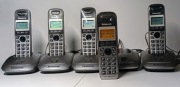 telefon Panasonic KX-TG2511PD - zestaw 5 sztuk
