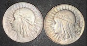 5 zł - II RP - Głowa Kobiety Polonia 1933 1934 Srebro (2)