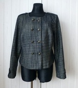 Marks & Spencer dwurzędowy krótki damski żakiet XL 