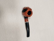 Fajka drewniana liść 