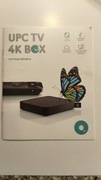 Zestaw pilot UPC 4K TV BOX APOLLO, dekoder, zasilacz wszystko nowe oryginal