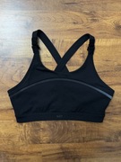 Biustonosz sportowy stanik czarny crop top bra MP rozmiar M 38