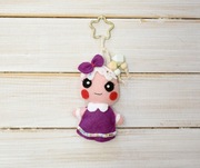 Breloczek laleczka ciasteczko - 30  handmade