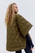 H&M Kurtka, pikowana, ponczo xs