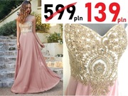 Rabat 77 % - Wytworna suknia wieczorowa balowa