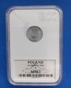 10 Groszy 1974 - Grading GCN MS 62 od 1 zł !!!