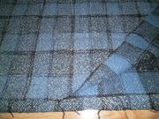 5 KUPONÓW niebieska granatowa kratka a'la boucle dzianina czerwona inne