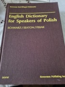 Słownik angielsko- polski, English Dictionary for Speakers