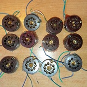 Podstawka, gniazdo pod lampę ECC83. Noval,9pin.