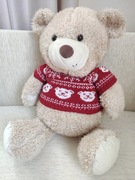 Ogromny miś przytulanka Teddy Bear w zimowym sweterku