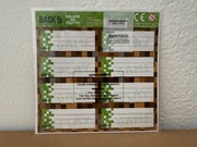 Naklejki Na Zeszyt Play Game Minecraft Zestaw 16 Naklejek