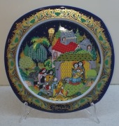 Rosenthal Björn Wiinblad świąteczny talerz 1993