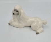 figurka pudel łomonosow 