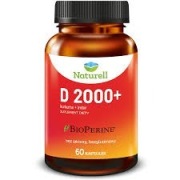 Naturell Witamina D 2000+ kapsułki z kurkumą i imbirem, 60 szt.