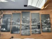 Obraz na płótnie, poliptyk, New York 160 x 80