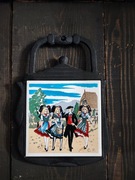 Żeliwna francuska podstawka pod garnek