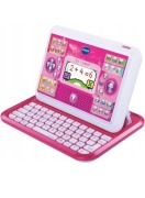Vtech 2 w 1 tablet plus laptop różowy nauka cyfry pisanie