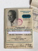 ZAiKS legitymacja członka + dowód wpłaty 87/88
