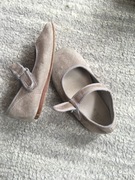 Skórzane balerinki Zara