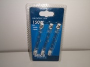 Zestaw 3 żarników halogenowych R7s 150W 230V 78mm 2350lm