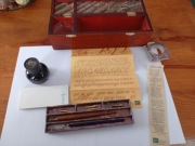 Pióro kreślarskie nieużywane zestaw 