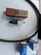 FIAT 126P świeca, pasek klinowy, żarówki H3 