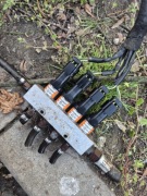 Wtryski wtryskiwacze LPG Gazu BRC pomarańczowe sekwencja listwa 