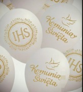 Balony dekoracyjne na I Komunię Św.