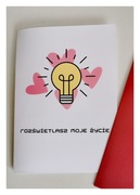 Kartka walentynkowa Light A5