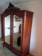 SZAFA STYLOWA DĘBOWA Z LUSTRAMI 1930