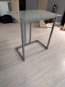 Nowoczesne biurko szklo i metal. 