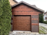 Brama garażowa segmentowa orzech 4750x2250 z automatem i z 2 pilotami