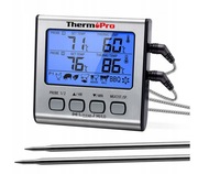 Termometr elektroniczny 2x Sonda ThermoPro TP-17 10-300 °C Grill Wędzarnia 