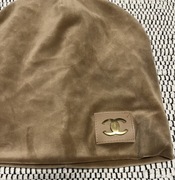 Czapka welur brąz uni