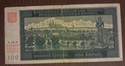 Protektoriat Czech i Moraw 100 koron 1940