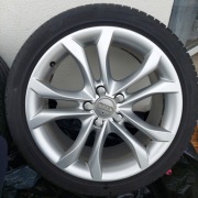 Koła 18" 5x112 oryginalne Audi A4 B8 z oponami letnimi Bridgestone