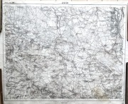 MAPA OPATÓW  NIEMIECKA   MAPA  SZTABOWA     -  ROK 1914     1 : 75 000