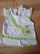 Nr18) bluzka dla dziewczynki ok 3 m-ce koszulka 