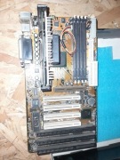 Stara płyta główna z procesorem pentium II retro