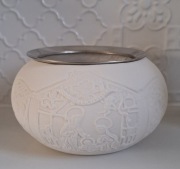 Piękna, ceramiczna Kadzielnica-Szopka Boże Narodzenie