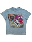 Szara Koszulka Pepsi Nadruk retro vintage boxy 80s 90s adidas nike 00s