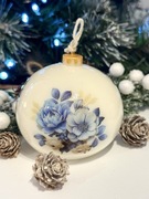 Świeca naturalna – Bombka świąteczna Zestaw 3 set